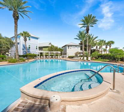 Hot Tub/Pool Area with Bathroom Access