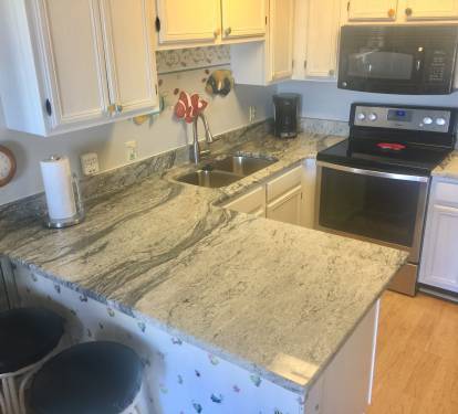 kitchen with a view