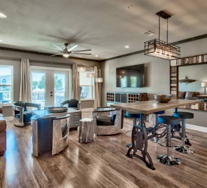 Unique custom artwork and furnishings