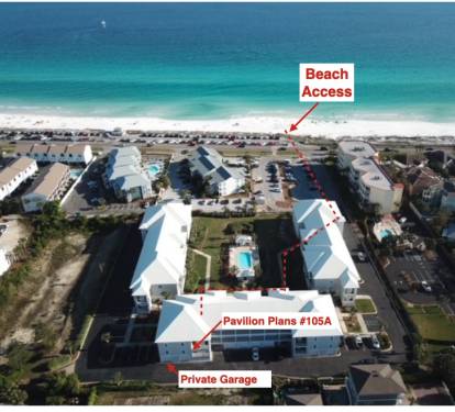 Short 2 min walk to our sugar white beaches!