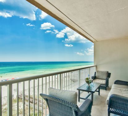 Our large balcony is the perfect place to begin and end the day!