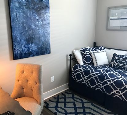 2nd floor Study with a Twin daybed &amp; Trundle. Shares hall bathroom w/ bunk room