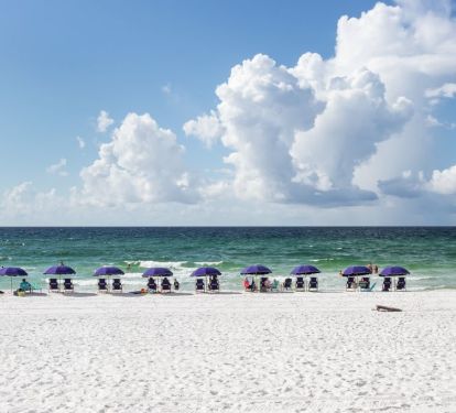 We pay to reserve 4 beach chairs for our guests to enjoy for their stay!