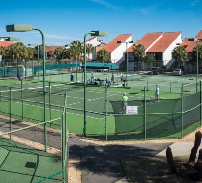 Tennis Courts.