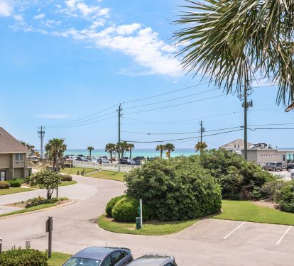 The beach is just a few steps from your front door