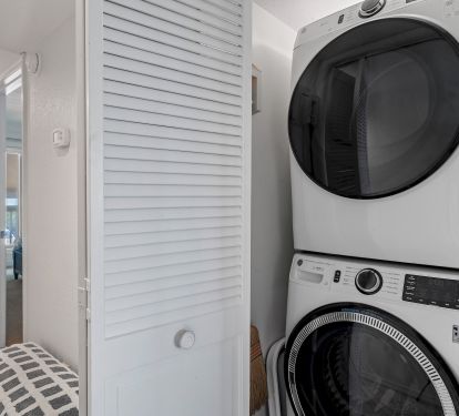 New full-size washer and dryer