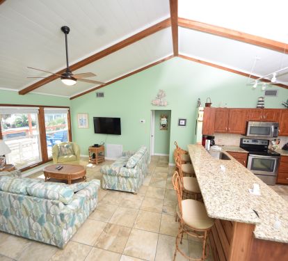Plenty of seating in the living room