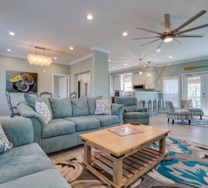 Open floor plan with a place for everyone!