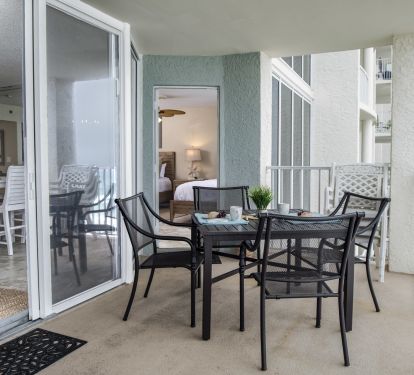 Balcony area with access from bedrooms!