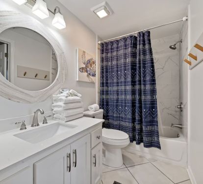 Guest Batch (accessible from kitchen and 2nd bedroom)