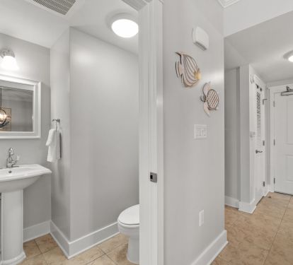 Half Bath off the living area