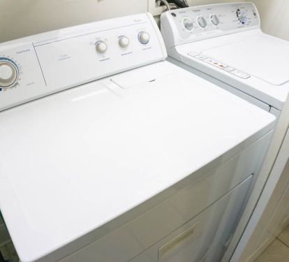Full size washer and dryer... just in case...