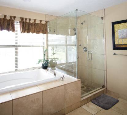 Master bedroom-shower