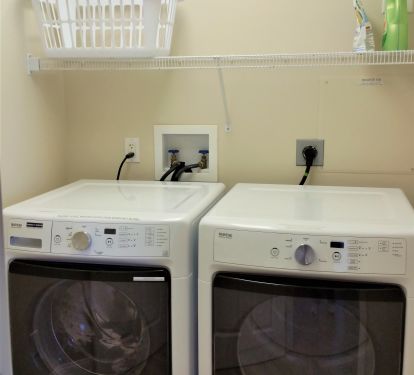 New large capacity Maytag front load washer &amp; dryer!