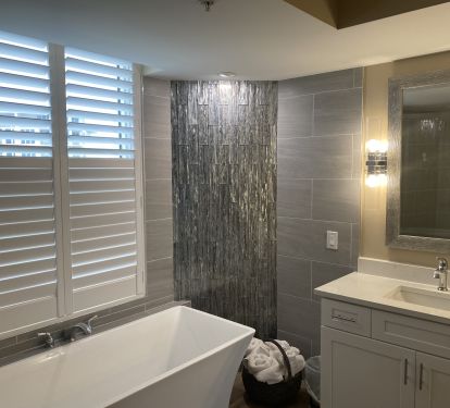 Gorgeous Abalone Tile feels like you're next to a beautiful waterfall
