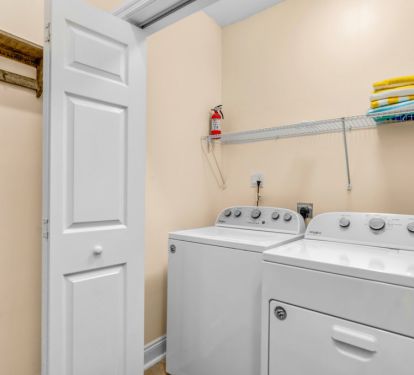 In-unit laundry on ground floor