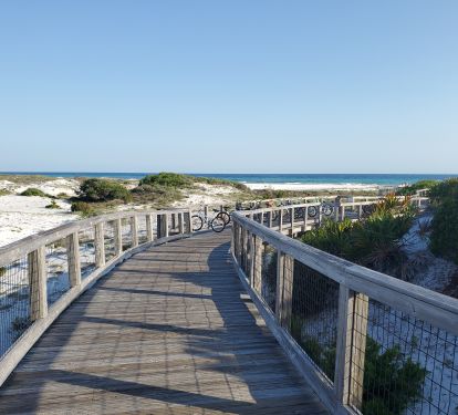 Breathtaking View Of The Beach From The Boardwalk!