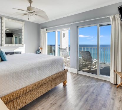 king master suite with a view!