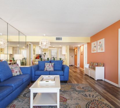 Living Room with sleeper sofa