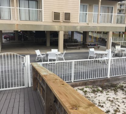 Outside seating area