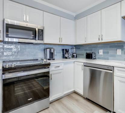 Updated modern kitchen