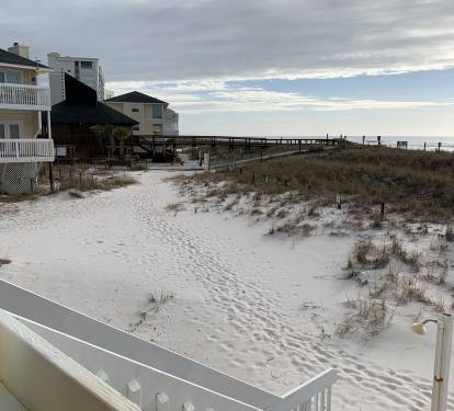 Beautiful view from newly enlarged deck