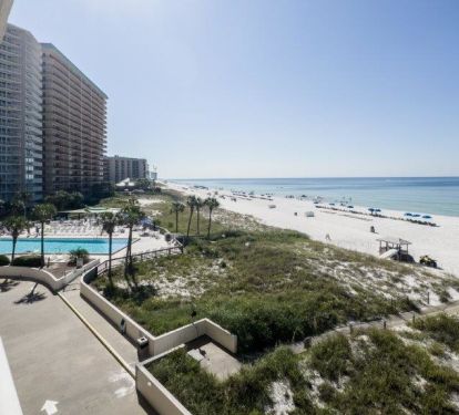 Pool View from Balcony