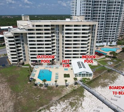Perdido Sun Resort Beachfront Amenities