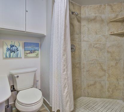 large walk-in shower