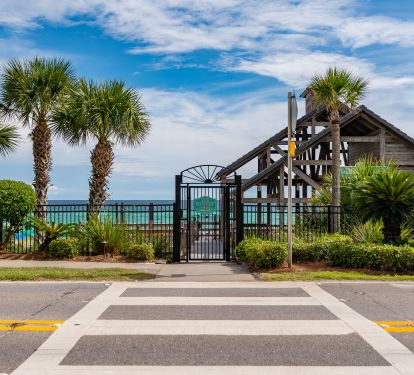 Private beach access
