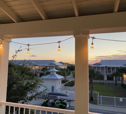 Enjoy quiet evenings on the deck