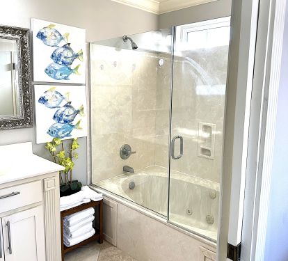 Master Bath/Shower -Double Sink