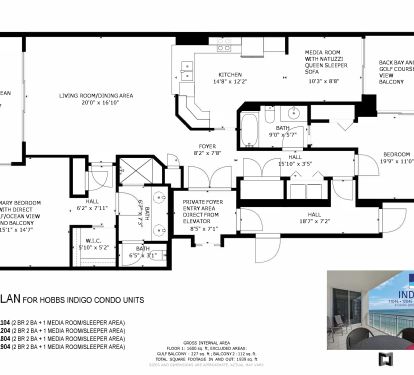 Great, Open Floorplan, Featuring TWO Balconies, Direct Gulf Front and Back Bay