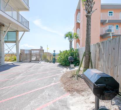 Charcoal grills at Sea Glass