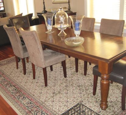 Formal Dining Room on the fist floor adjacent to the kitchen