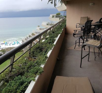 Oversized balcony 