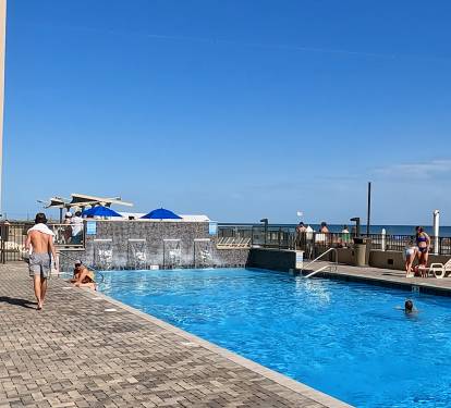 Phoenix X Resort Beachfront Pool Area