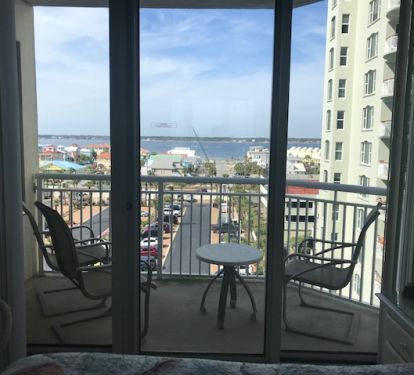 balcony off 3rd bedroom view of sound