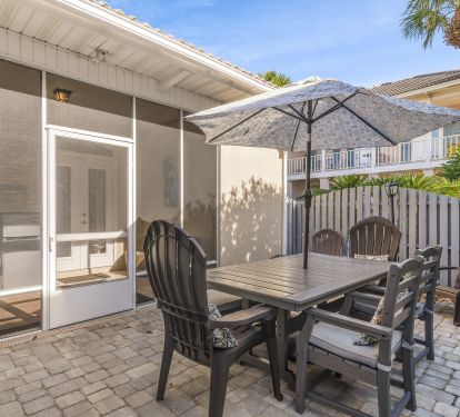 Retreat to backyard - we have a propane grill as a courtesy for your use 