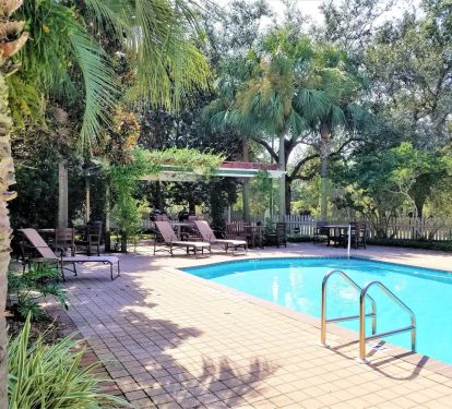 Community Pool w/Gas Grills