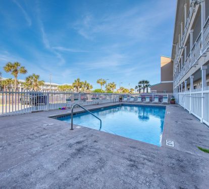 Heated outdoor pool