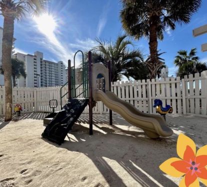 Playground for the littles next to the indoor pool