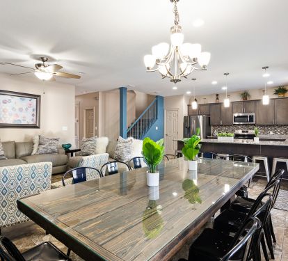 Large, open concept means plenty of space to gather