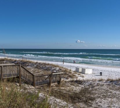 Beach view from condo .... 