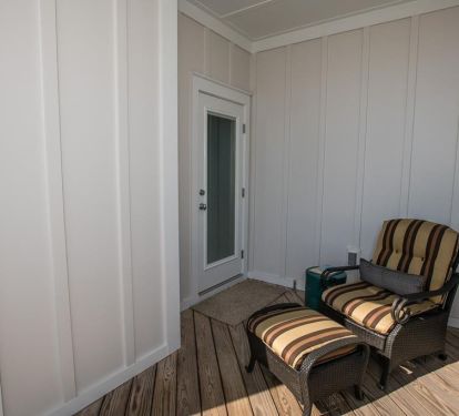 All 6 balconies include seating. Some are private to their own bedroom suite.