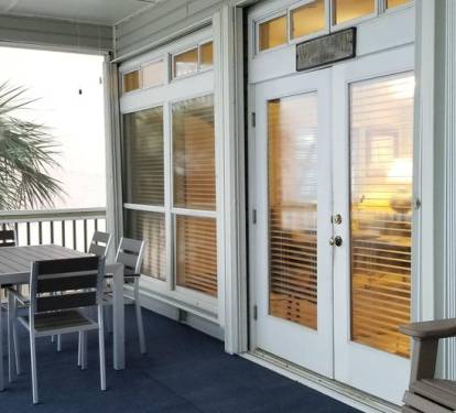 Easy Access the Main Area and Kitchen While Enjoying the Beach View