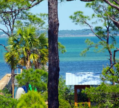 View of St. Joseph's Bay for the back deck.
