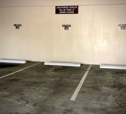 Enjoy a private parking space in the covered garage close to the elevators!
