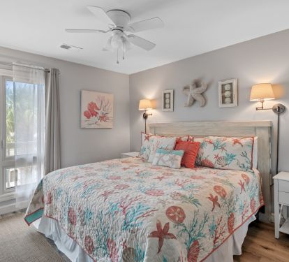 First floor guest BR has king bed