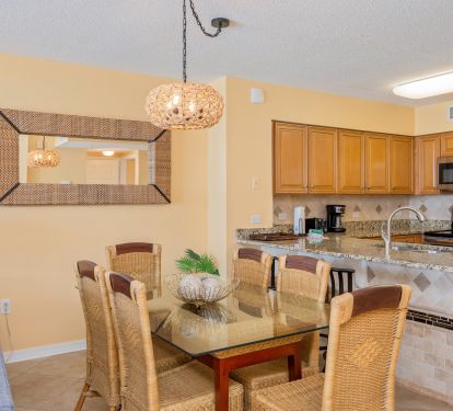 You'll enjoy the natural touches of rattan accents 
